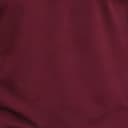 Plain Burgundy Semi-Spread Dress Collar Polo