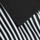Black Stripes Semi-Spread Dress Collar Polo