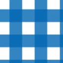 Light Blue Window Check Semi-Spread Dress Collar Polo