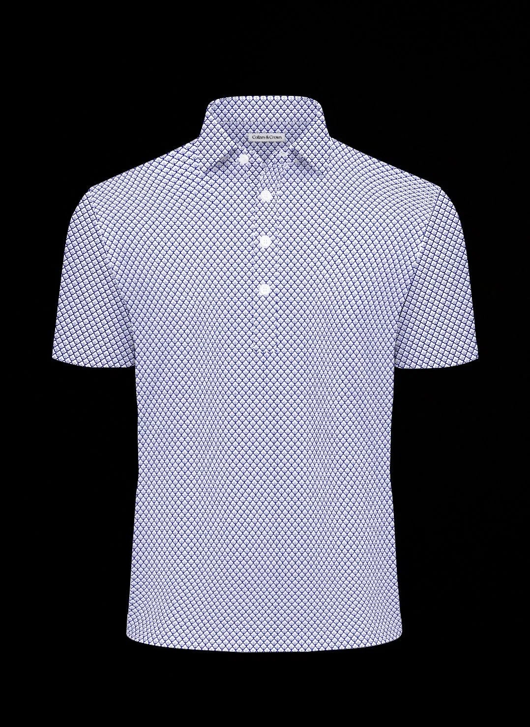 Crown Sprout Semi-Spread Dress Collar Polo – View 2