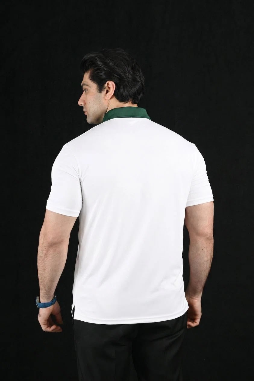 Hunter Frame Semi-Spread Dress Collar Polo – View 2