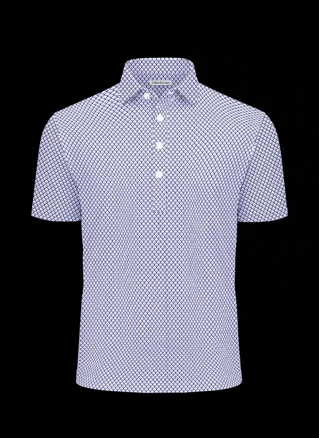 Crown Sprout Semi-Spread Dress Collar Polo – View 2